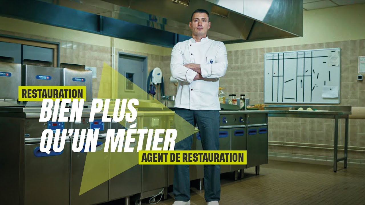 Agent de restauration : un top chef sur le terrain !