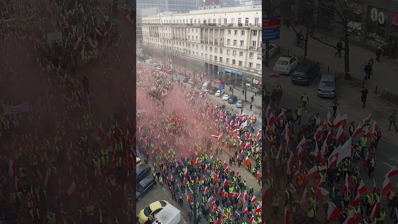 Protest rolnik&oacute;w #protest #rolnictwo #protestrolnikow #uniaeuropejska #ekologia #polska