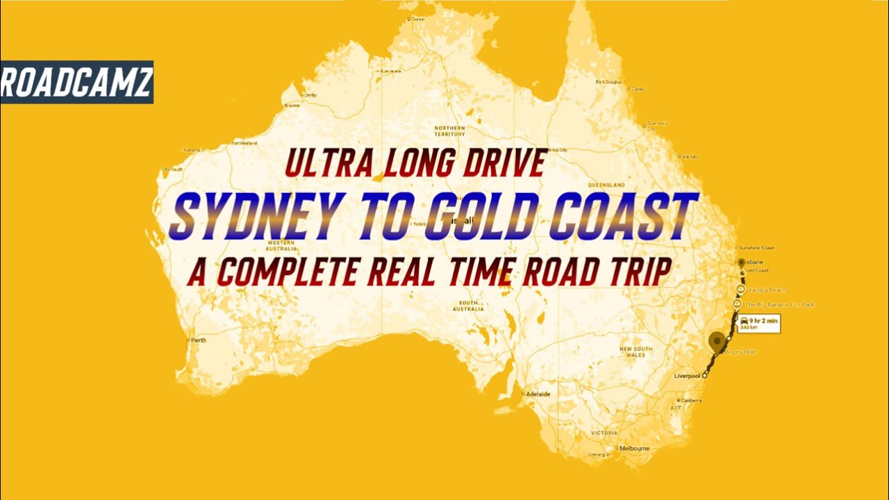 Sydney to Gold Coast | Australia Ultra Long Drive  - A Complete Real Time Road Trip