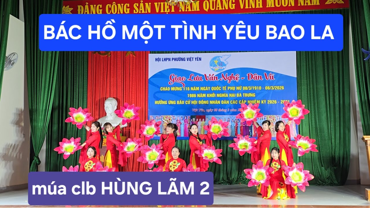 Bác Hồ, một tình yêu bao la, múa câu lạc bộ Hùng Lãm 2.