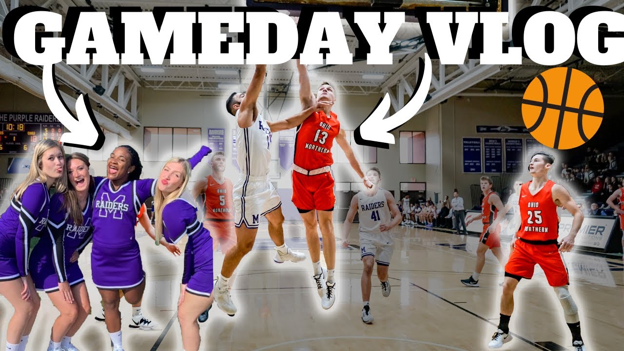 INTENSE D3 College Basketball Home Game ! | GAME DAY VLOG