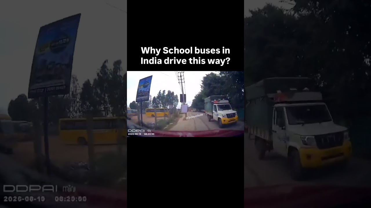 Who gave him a school bus?