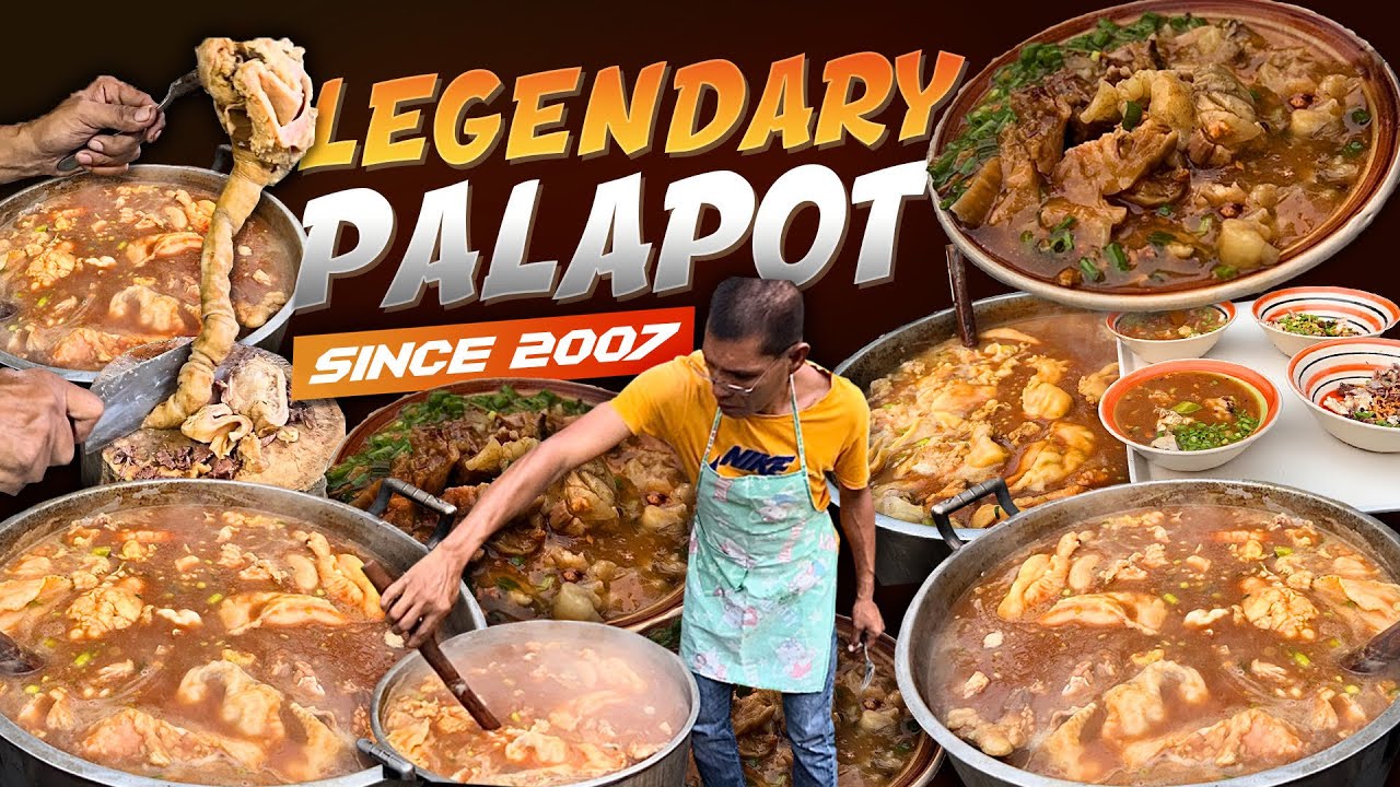 LEGENDARY PALAPOT Since 2007 na PATOK sa MASA | Filipino Street Food | Chow Food Crawl