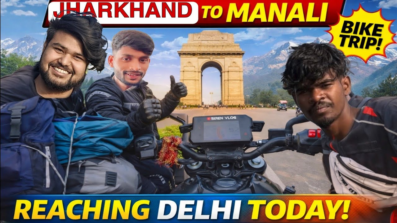Finally Reached Delhi 😳 | Jharkhand to Manali Bike Ride Day 2 | UP Se Delhi