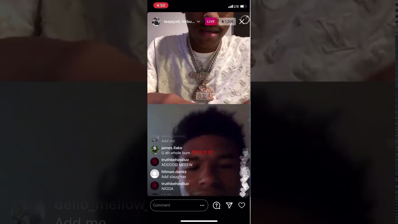 Teejayx6 scams fan