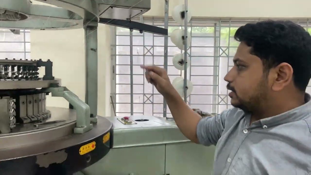 Single Jersey Circular Knitting Machine by Hasan Mahmud