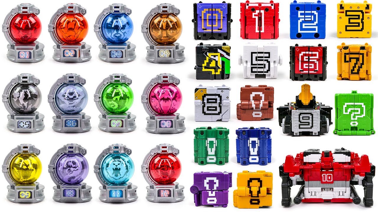 PowerRangers Cube VS Ball KyuRanger Ultimate KyuTamaJin VS ZYUOHGER DX WILDTOUSAIDODEKAKING Transfor