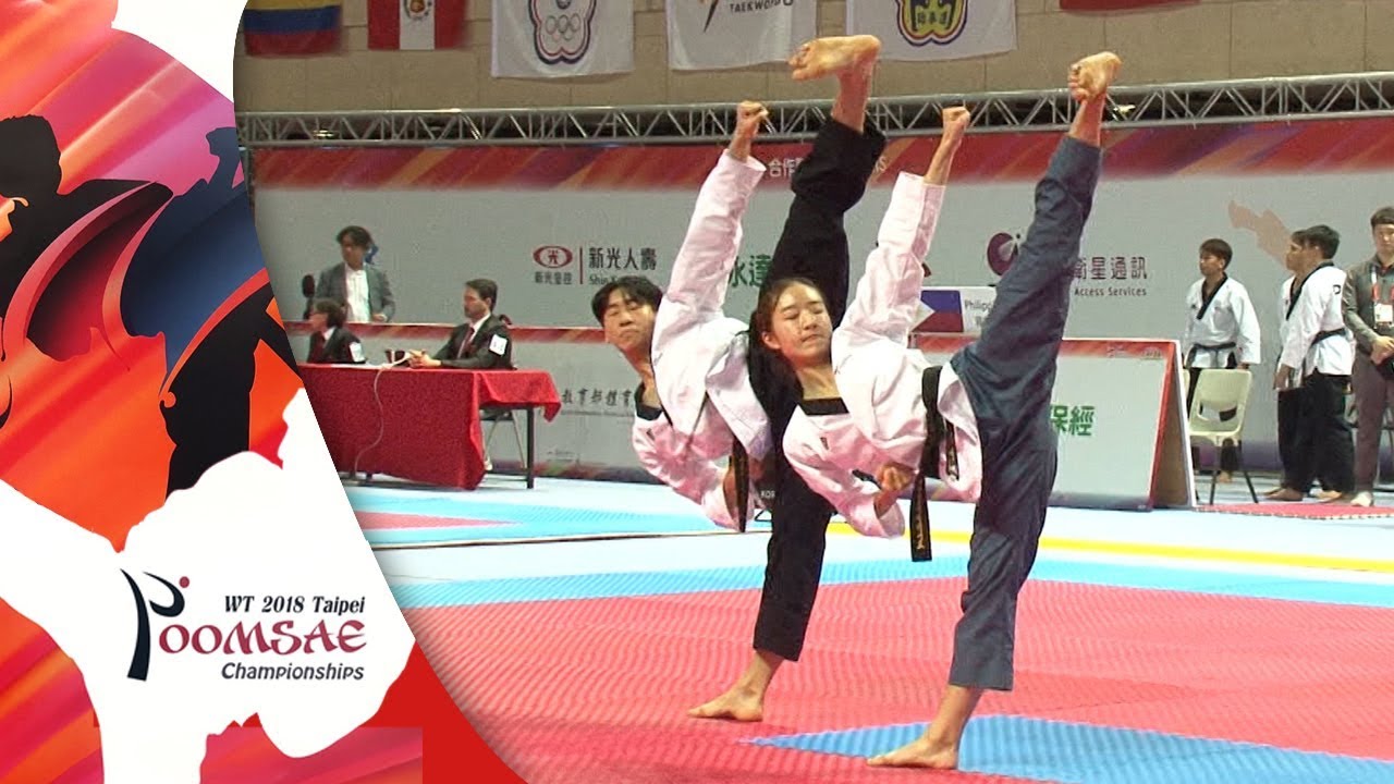 Recognized Poomsae Pair Under 30 Final, KOR vs THA
