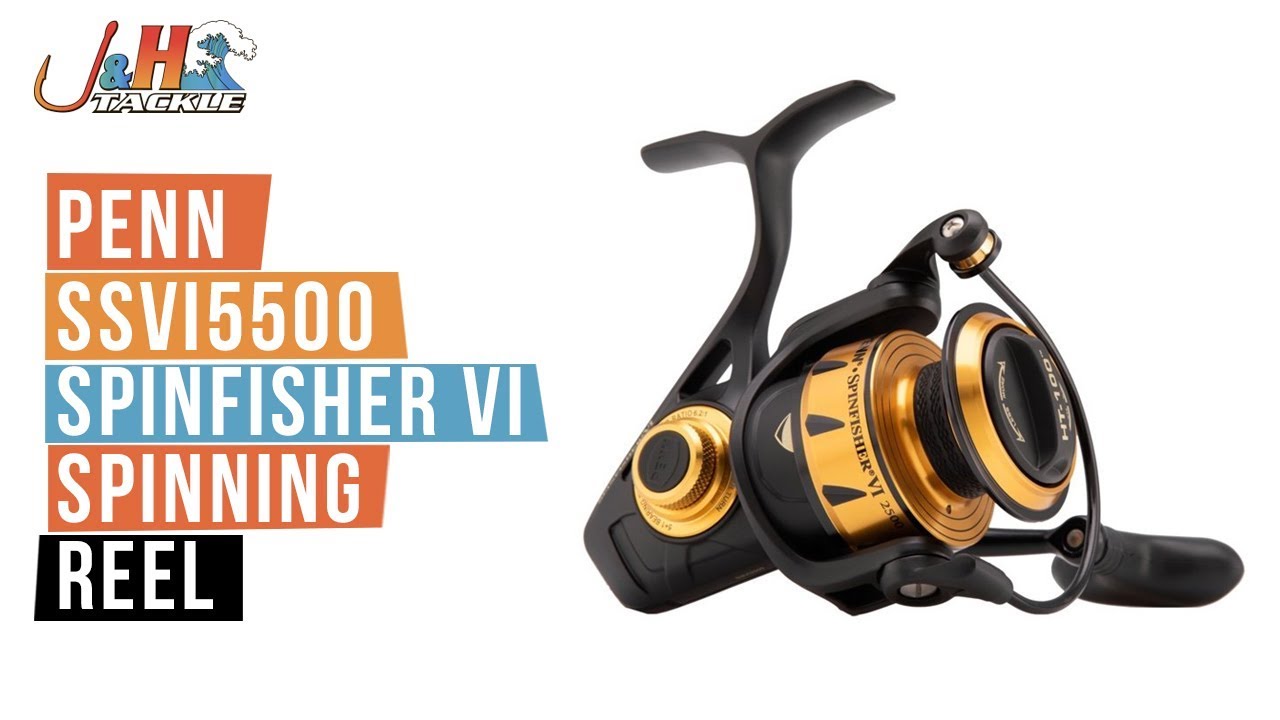 Penn SSVI5500 Spinfisher VI Spinning Reel | J&H Tackle
