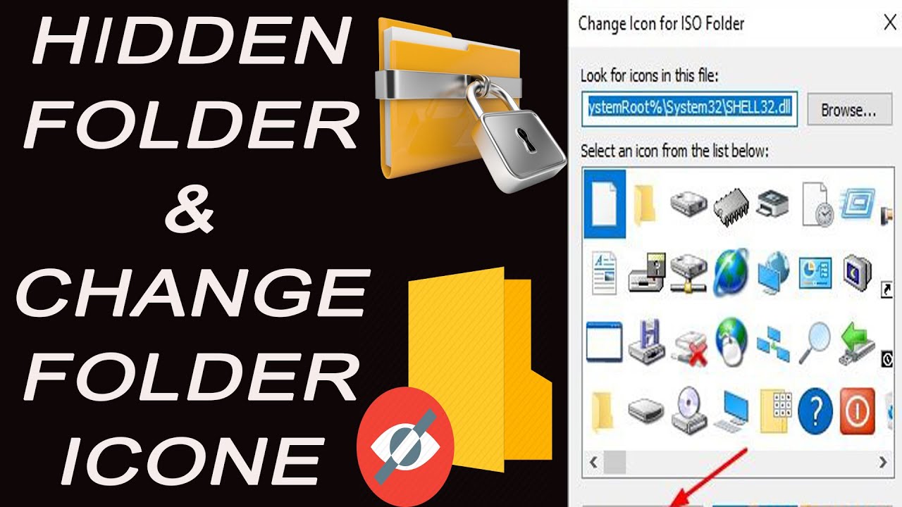How  to hidden any folder or personal data in windows 10