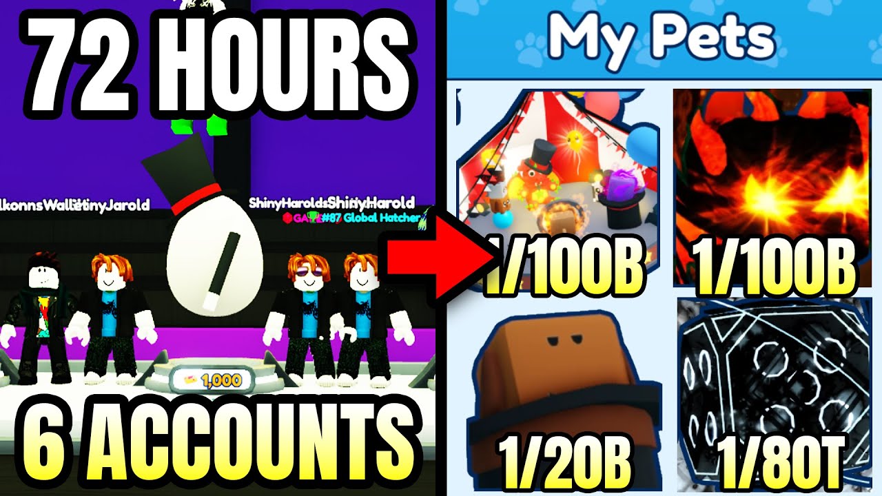 I Hatched 26,000,000+ Magic Eggs & GOT SECRET PETS (Roblox)