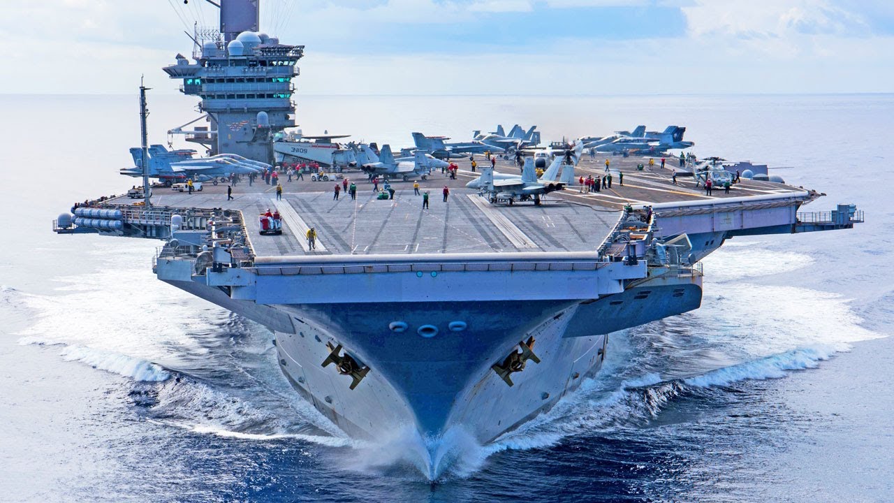 USS Carl Vinson Flight Operations, Takeoffs and Landings on Aircraft Carrier
