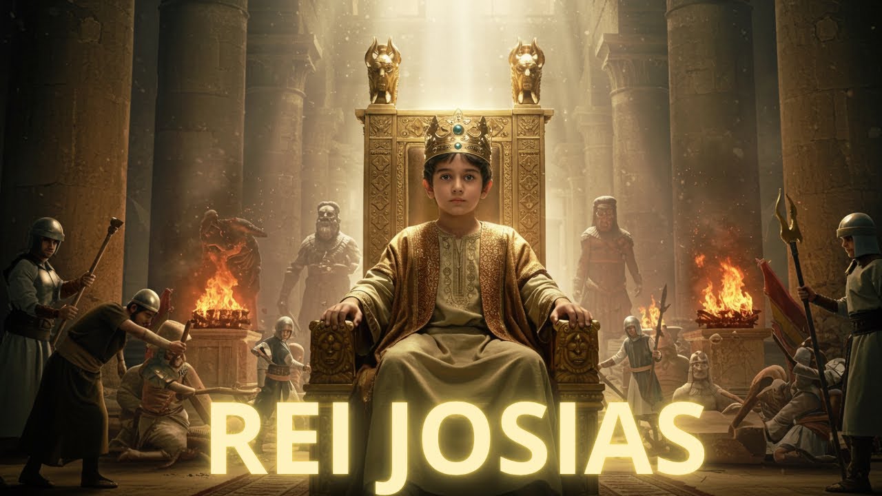 🔥 Quando o Menino no Trono Ouviu a Voz de Deus - HISTÓRIA COMPLETA DO REI JOSIAS 🔥
