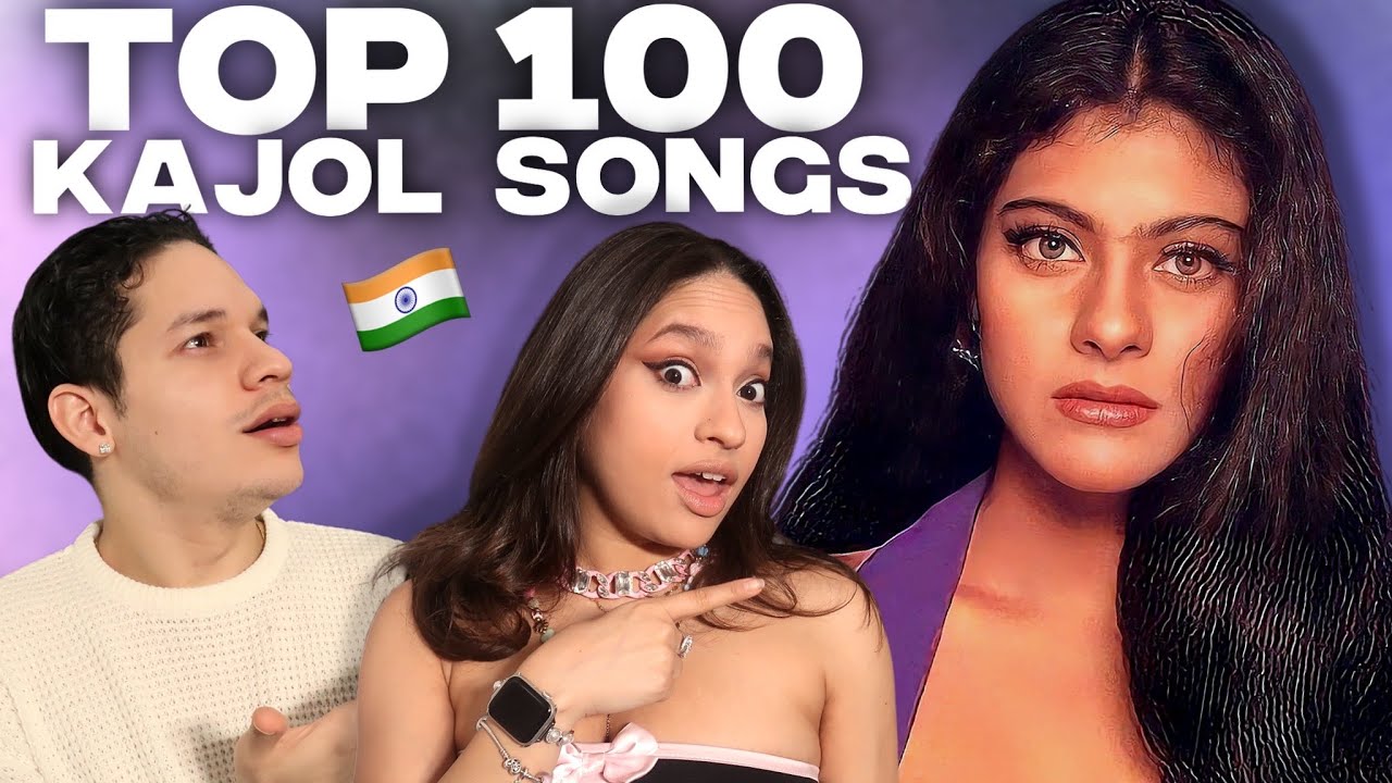 The Charisma on this Woman! Latinos react to Top 100 Kajol Songs !