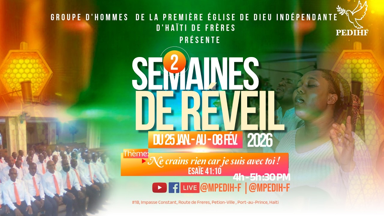 8e Soirée de Reveil du groupe D'Homme de La  PEDIHF|| 02 Février 2026 || PEDIHF