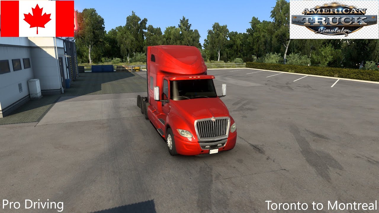 ATS Road Trip from Toronto ON to Montreal QC 1.46 DLC's & Mods