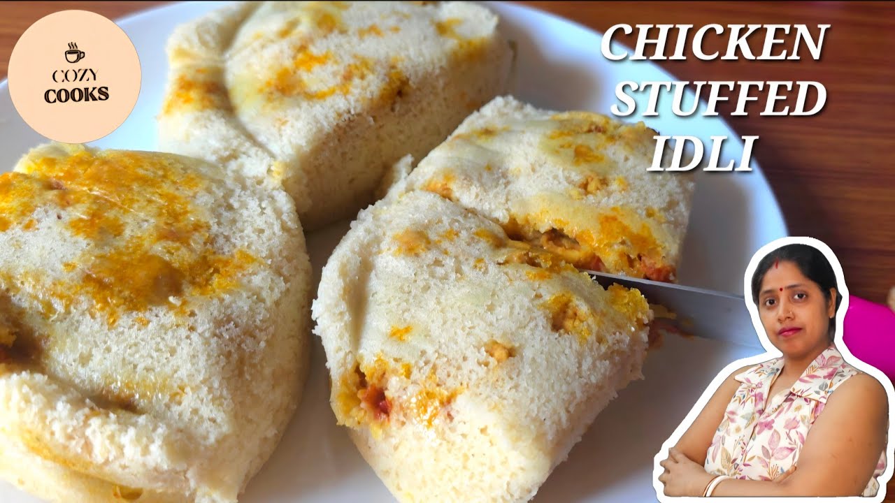 Chicken Stuffed Idli Recipe | Chicken Idli Recipe #southindianrecipe #chickeidlirecipe