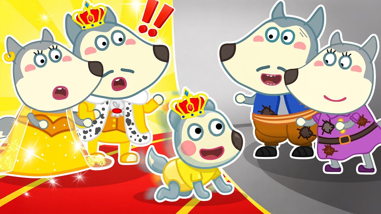 Rich Mom VS Poor Mom 👪 Caring Family Song | Wolfy Baby Rhymes