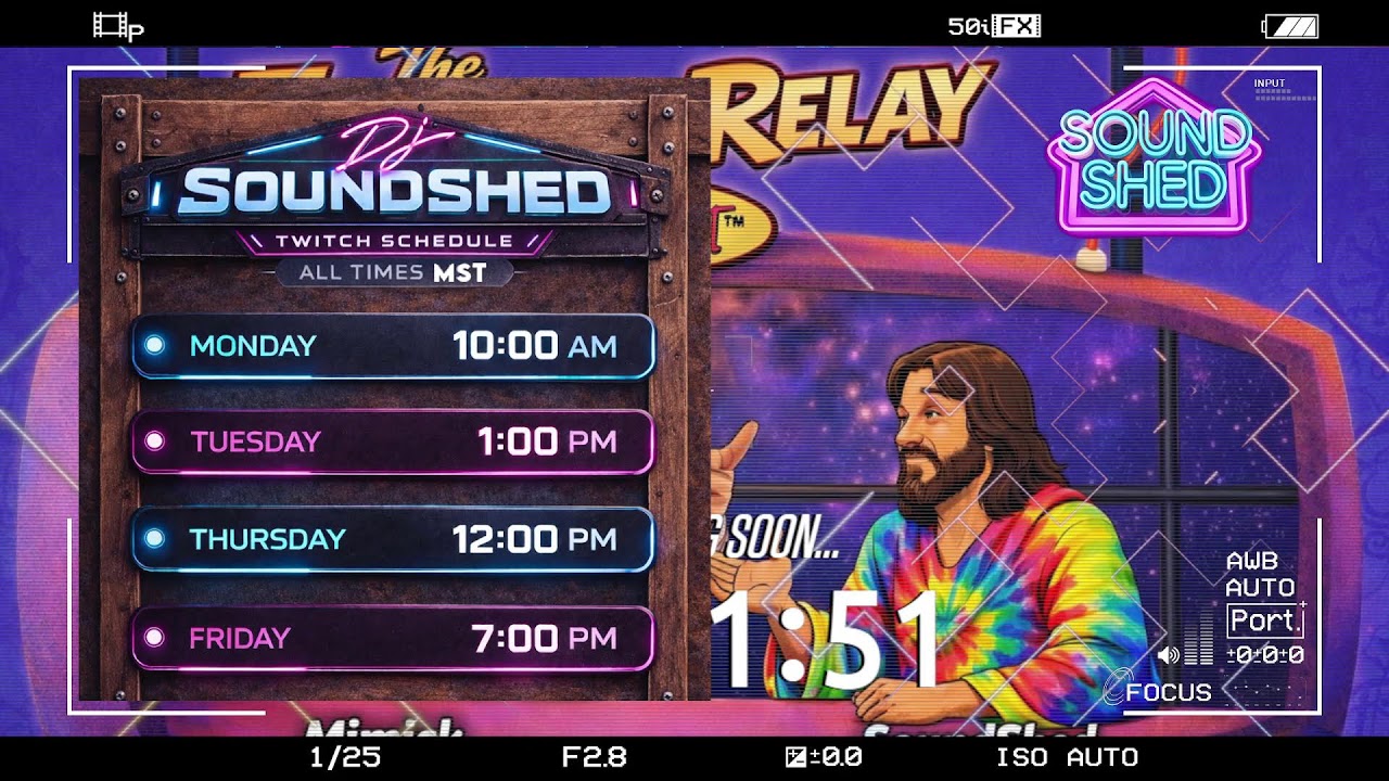 DJ SoundShed is LIVE on Twitch