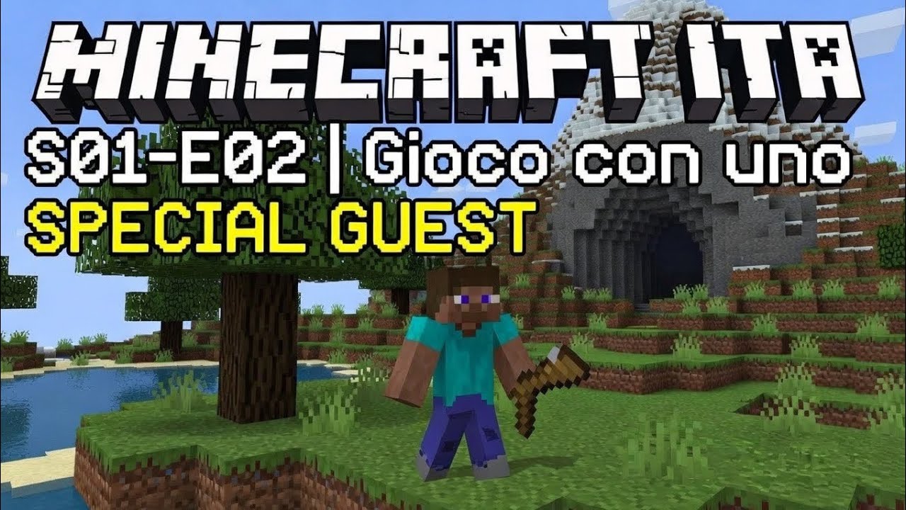 Gioco a MINECRAFT con uno SPECIAL GUEST