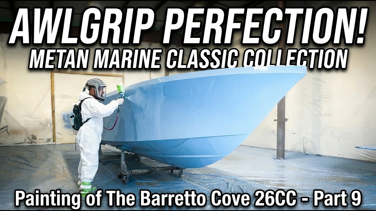Превосходное качество Awlgrip в Metan Marine. Часть 9 – Премиальная покраска лодок с использовани...