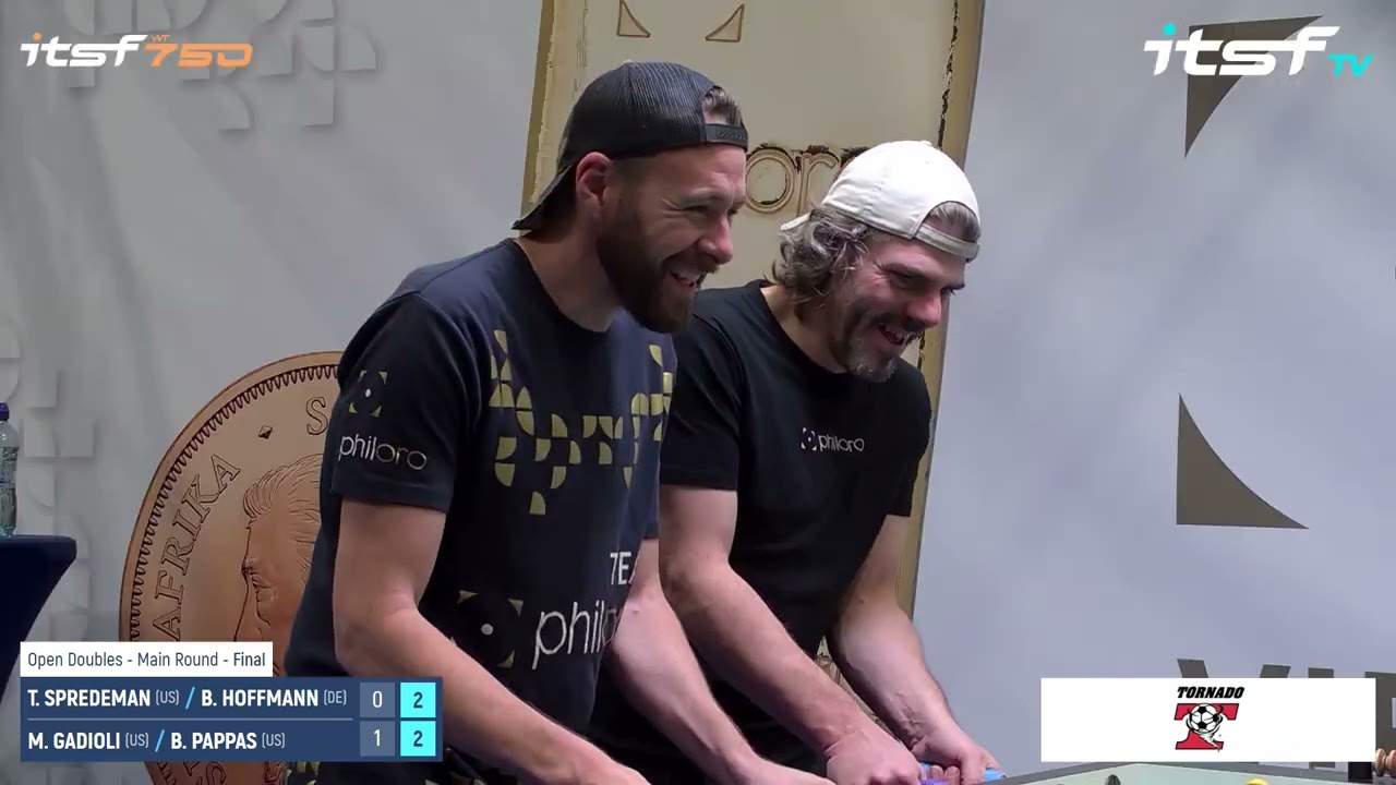 T. Spredeman/B. Hoffmann vs M. Gadioli/B. Pappas - Open Doubles - Final - ITSF Philoro German Open