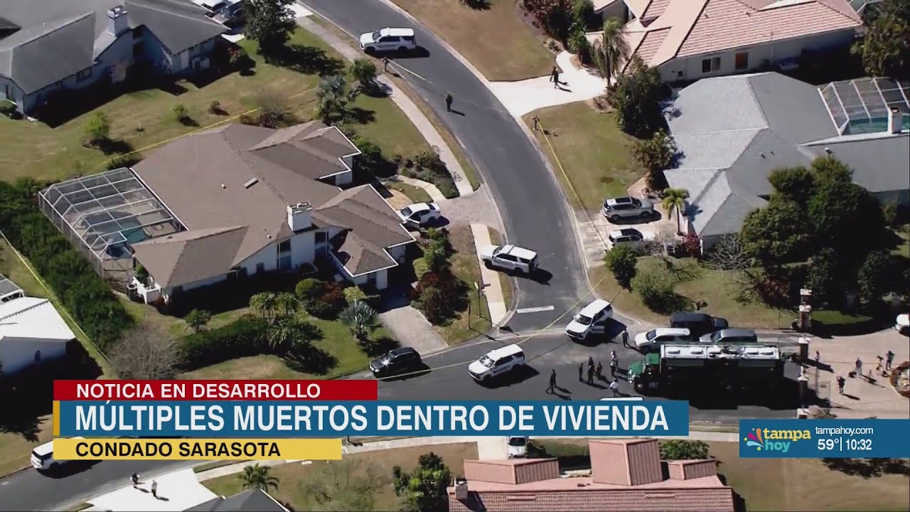 Balacera deja múltiples víctimas en comunidad tranquila de Sarasota | No hubo sobrevivientes