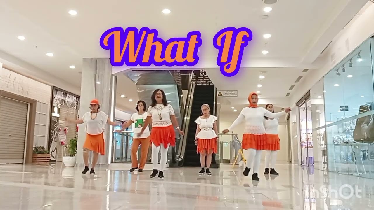 What If - line dance//Choreographed by Maggie Gallagher (UK)//demo aRMall Class (INA) 