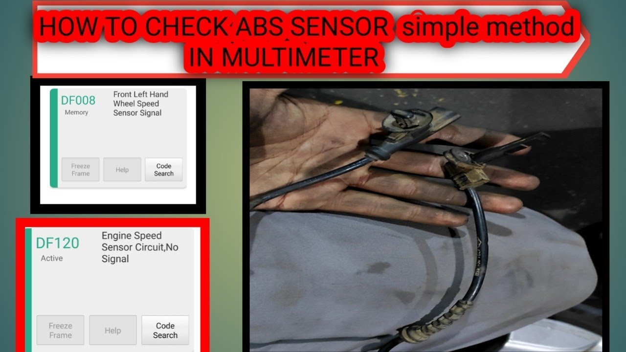 Front left abs sensor circuit Replace & check Renault duster sensor 1m views