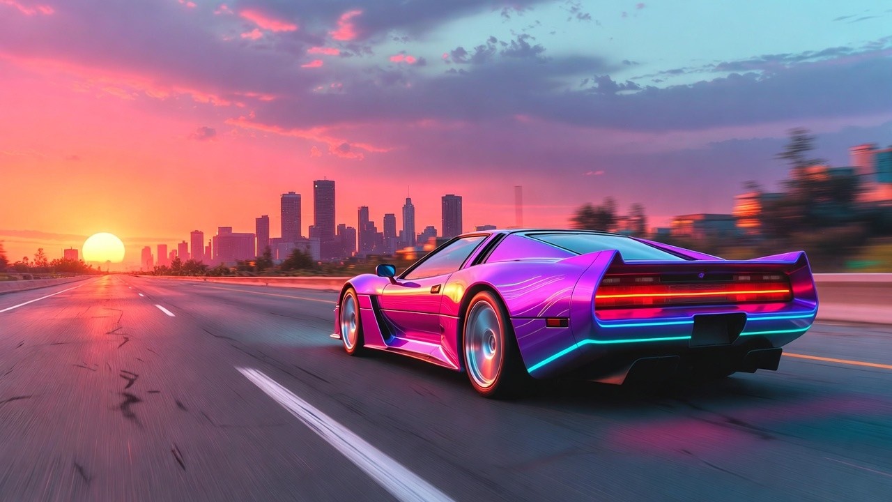 Retrowave Mix - Driving Through Nostalgia