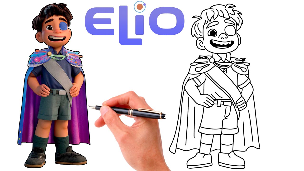 How To Draw Disney ELIO | Elio Drawing