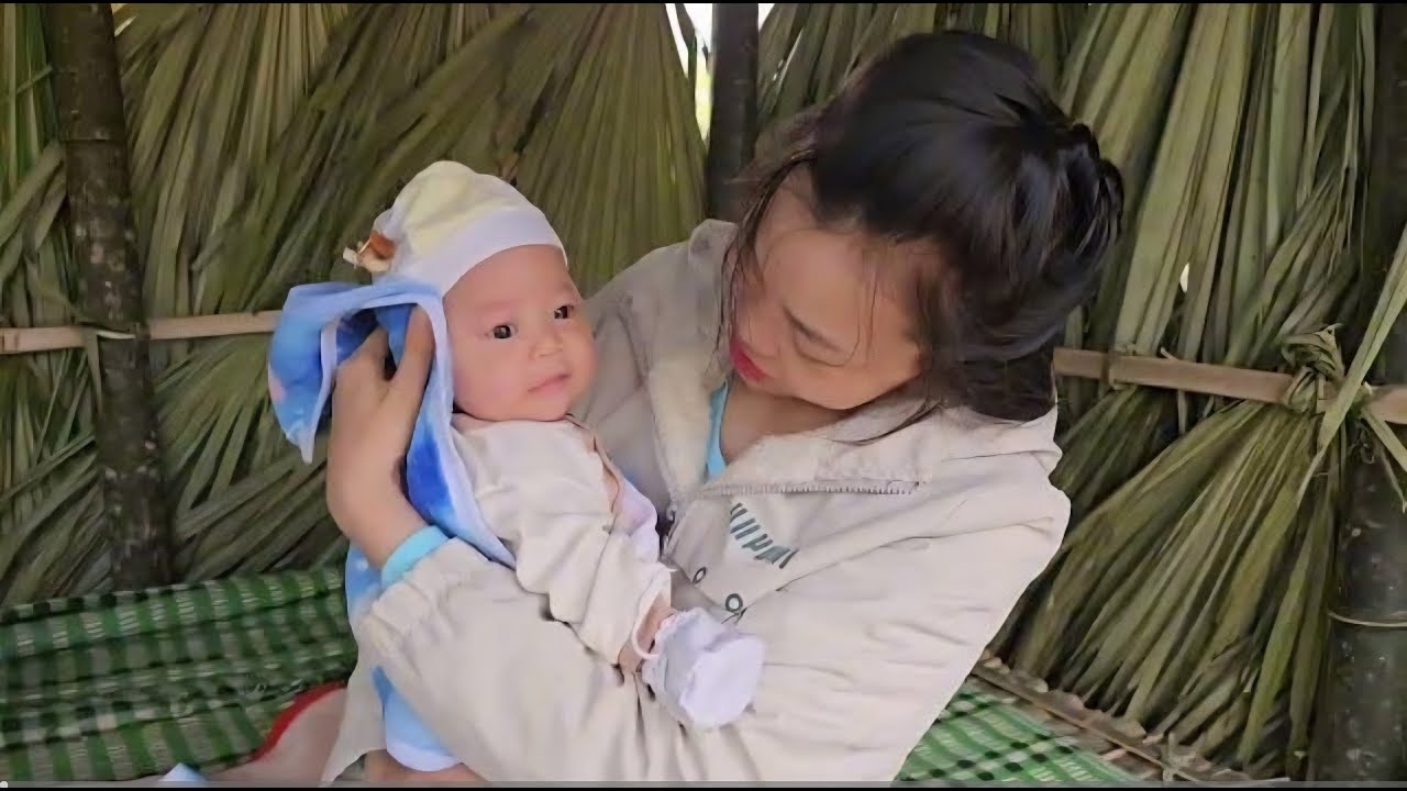 Full video -The day a single mother built a bamboo house alone to live in a new place