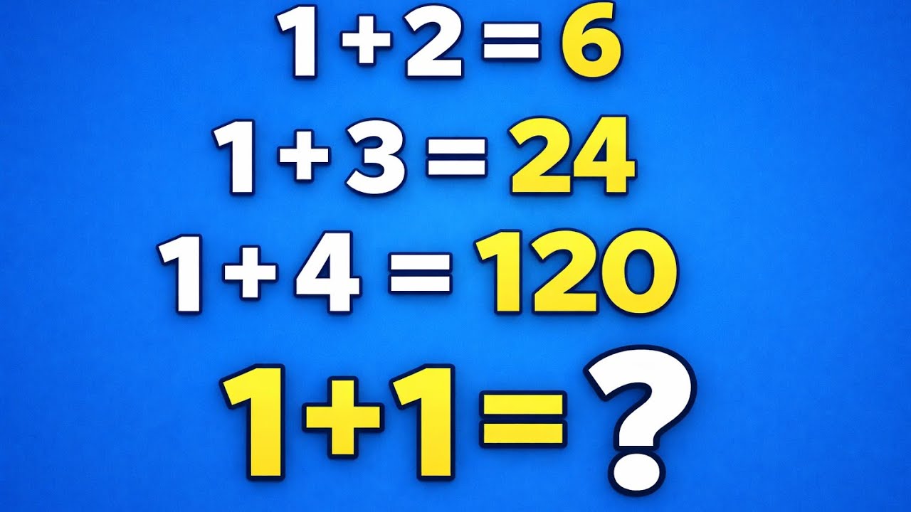 99% Fail This Math Riddle 🤯 | Can You Solve 1+1 = ?