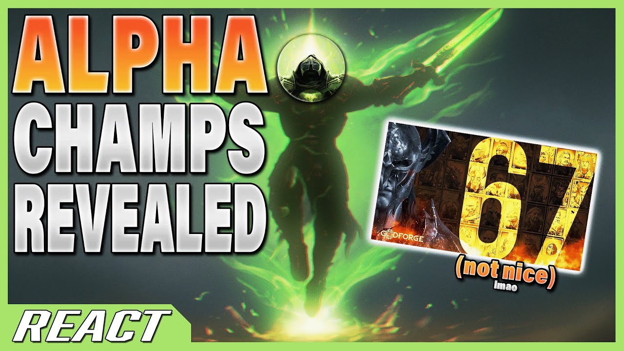 Godforge Alpha Characters Just Got Leaked!
