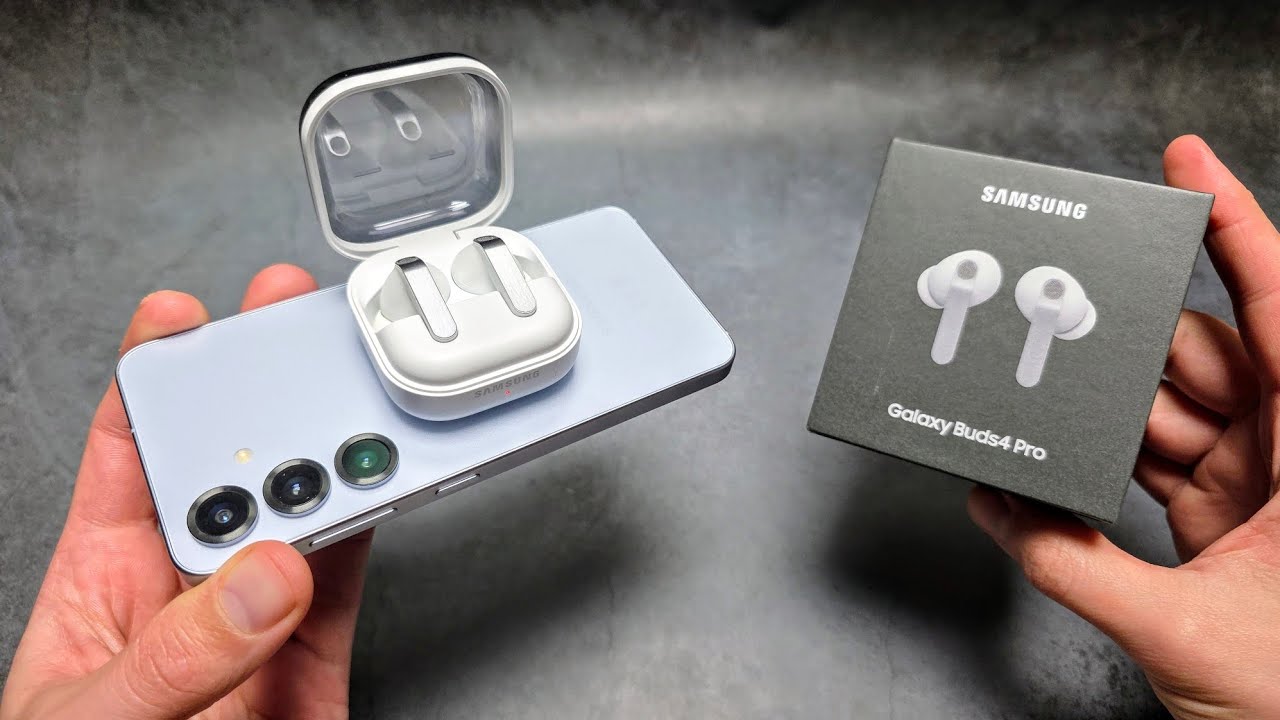 Как зарядить наушники Samsung Galaxy Buds 4 Pro от телефона