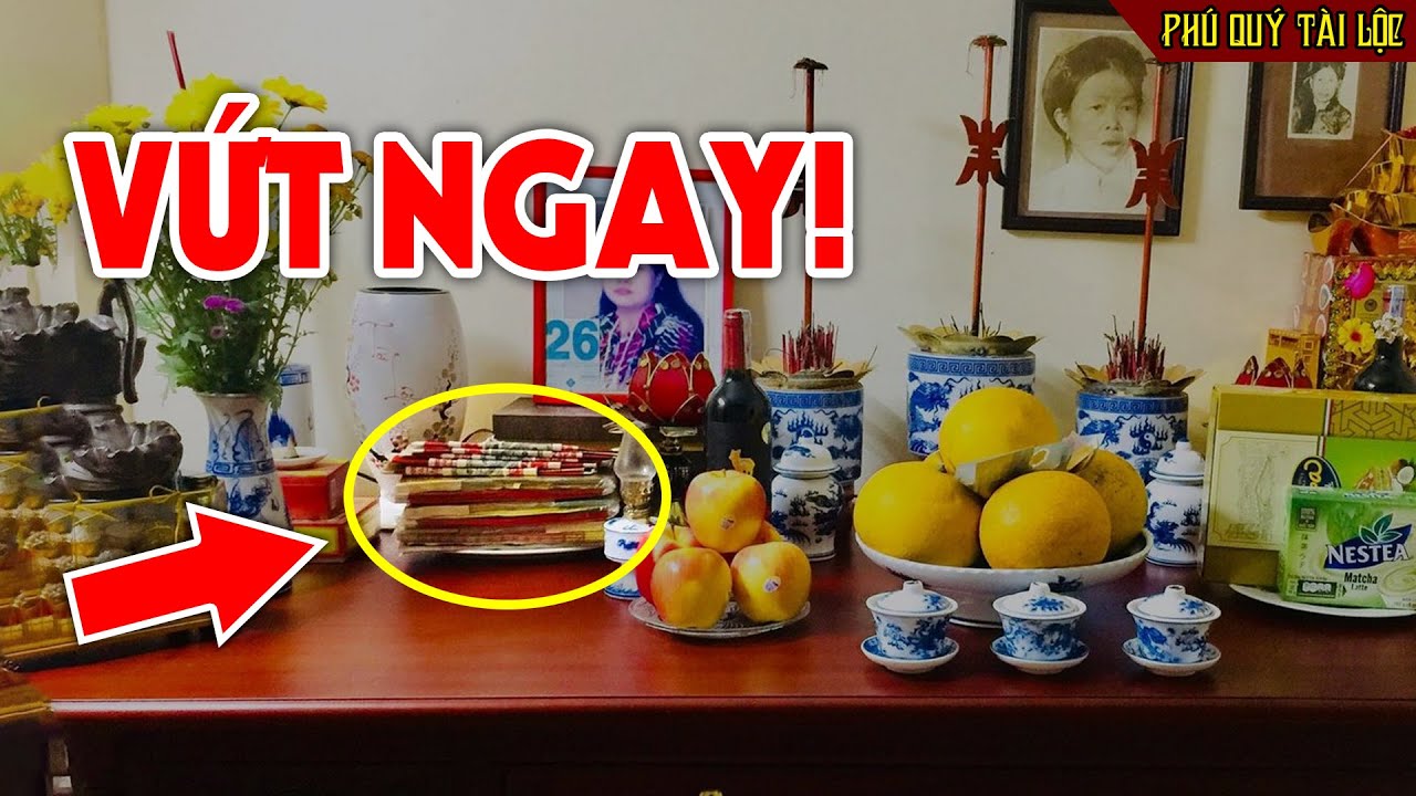 Mắc Phải 6 Điều Kiêng Kỵ Này Trên Bàn Thờ Bảo Sao ĐEN ĐỦI TRIỀN MIÊN, Tiền Bạc Đội Nón Ra Đi