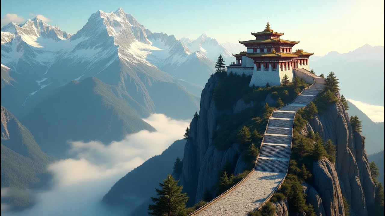 Tibetan Flute Meditation &ndash; Echoes of Stillness and Healing | チベットの笛で巡る静寂と癒しの旅