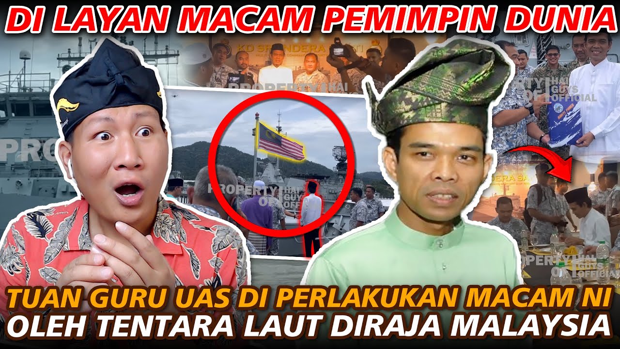 GAK NYANGKA❗HANYA MALAYSIA YANG MEMPERLAKUKAN USTADZ ABDUL SOMAD SEPERTI INI ❗ MACAM PEMIMPIN DUNIA❗