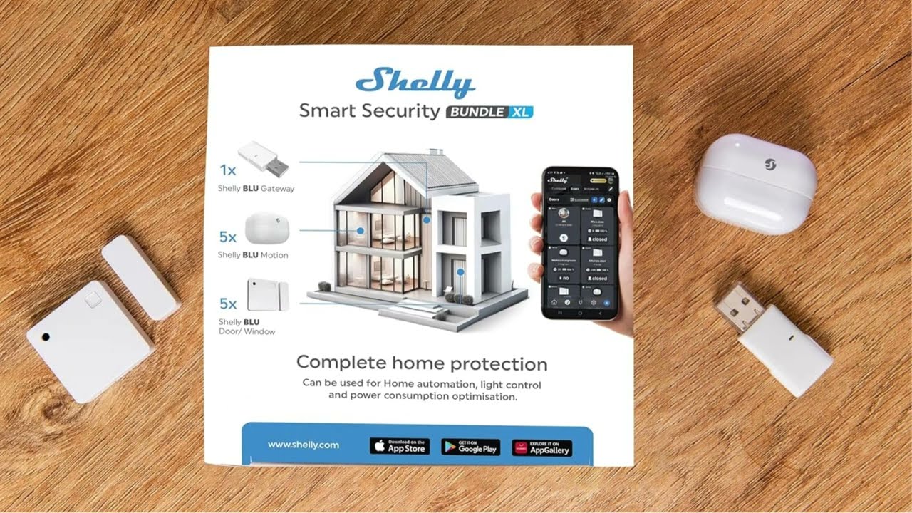 Shelly Smart Security Bundle XL | Paquete De Seguridad Inteligente
