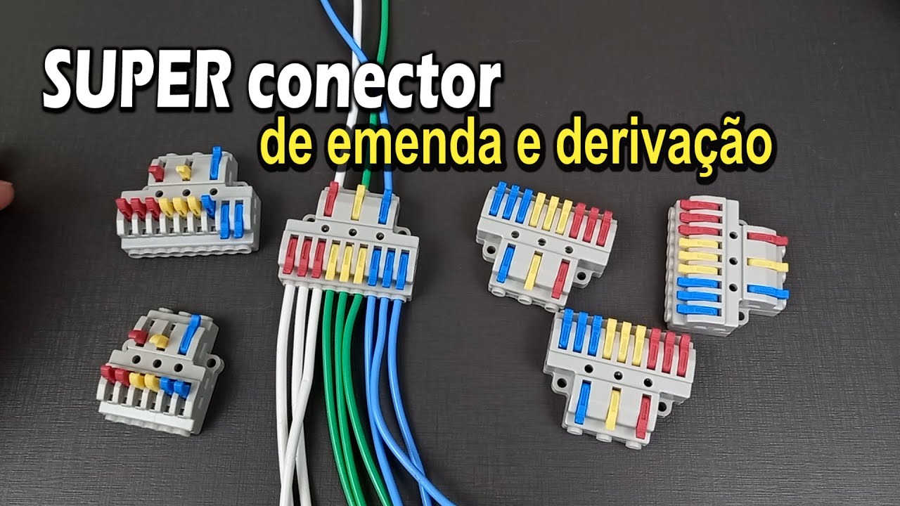 SUPER conector de emenda e derivação