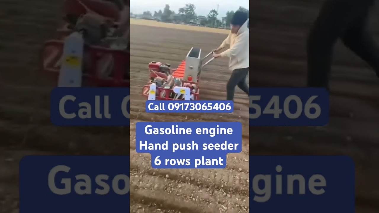 Hand push seed planter#vegetables #garden #farming #trending #farmmachinery #machine #agriculture