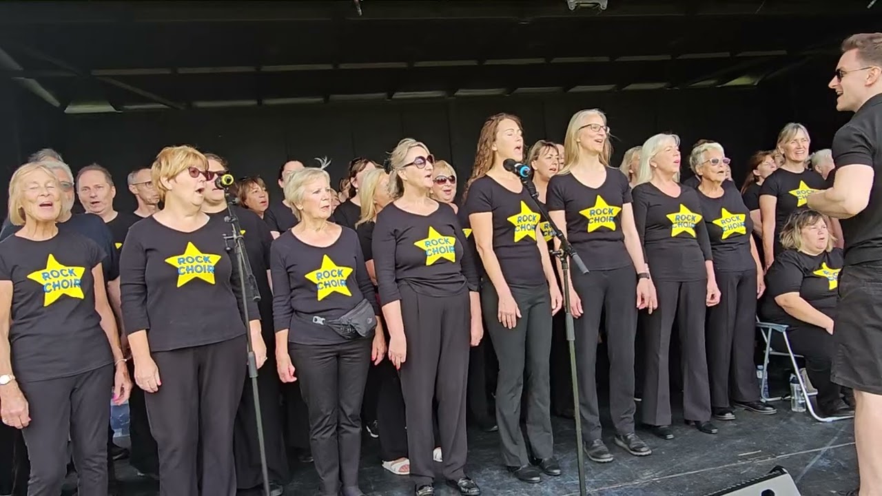 ANGELS Rock Choir at Altrincham Festival 28th June 2025