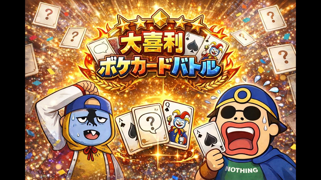 【新大喜利ボケカードバトル】大喜利カードで対戦しよう【一週間大喜利編】