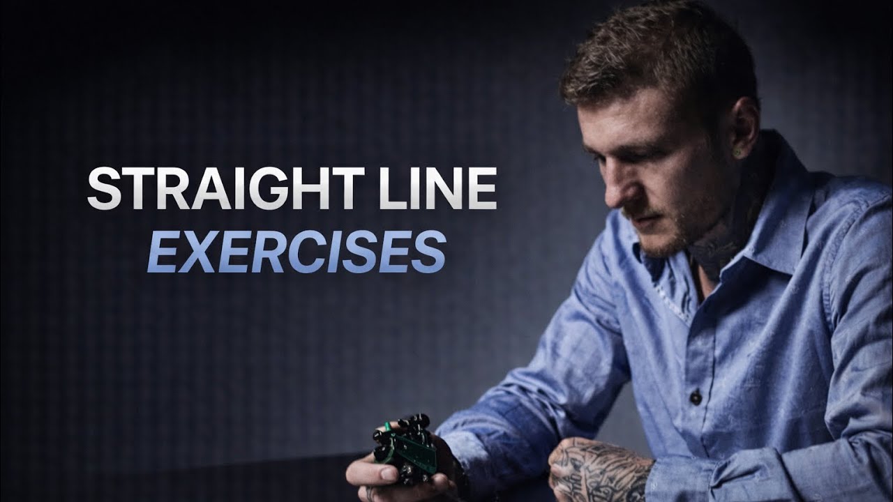 LEARN HOW TO TATTOO: STRAIGHT LINE EXERCISE