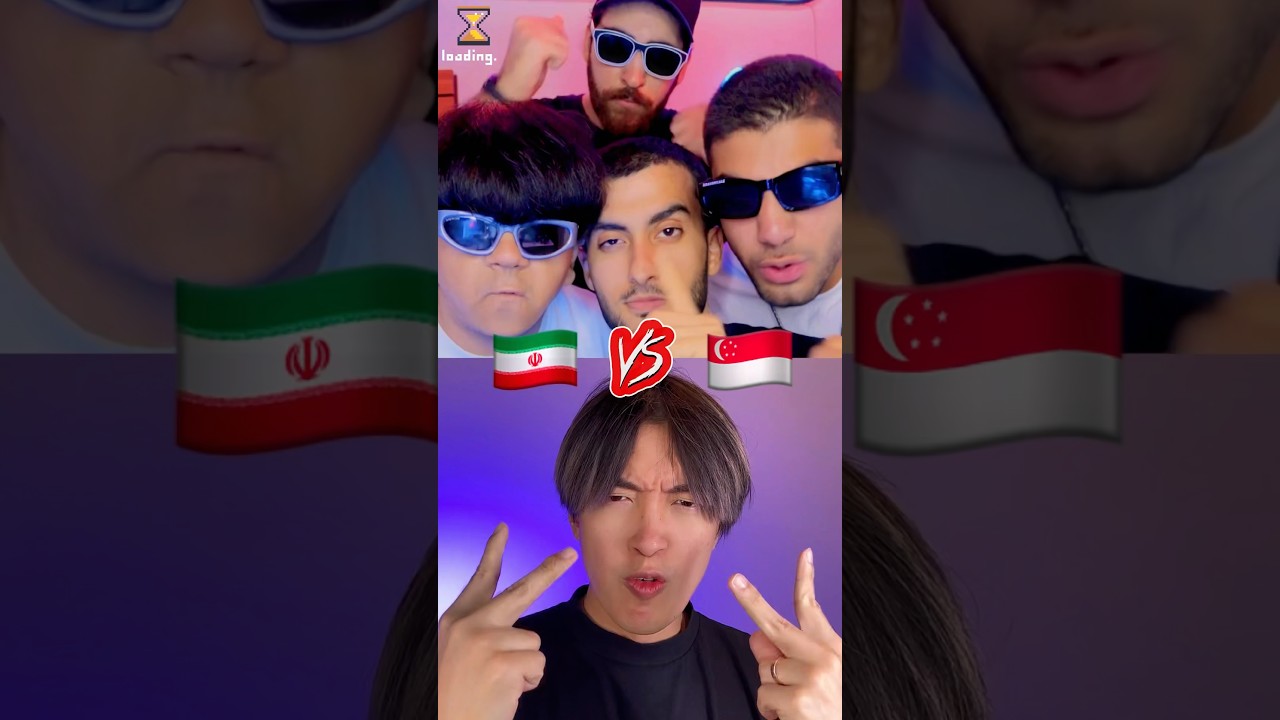 Iran vs Singapore part 1! ​⁠@barcodebeatbox #beatbox #challenge #fyp