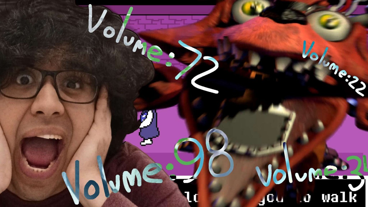 Undertale, but every time Foxy JUMPSCARES me, It gets LOUDER!