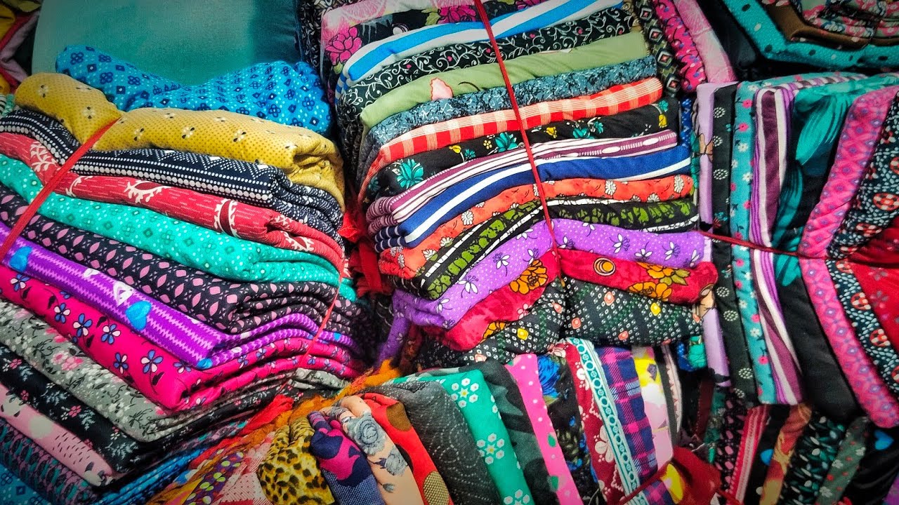 सरीना कंटपीस मात्र 90₹ किलो 😍l सूरत होलसेल 🤩market l Best cutpiece surat l