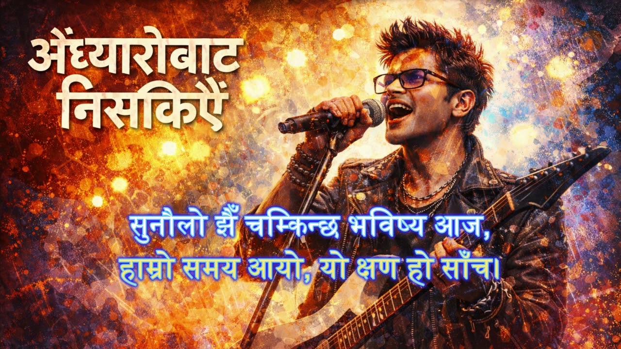 Andhyarobata Niskiyen | Nepali Motivational Rock Song | Rise From Darkness 🔥