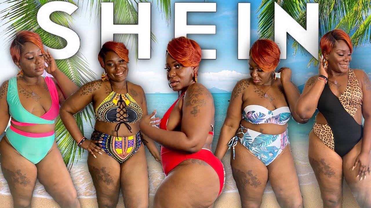 SHEIN Plus Size Swimsuit haul|Curvy and Tall| Size 1x| NATURAL BODIES MATTER TOO