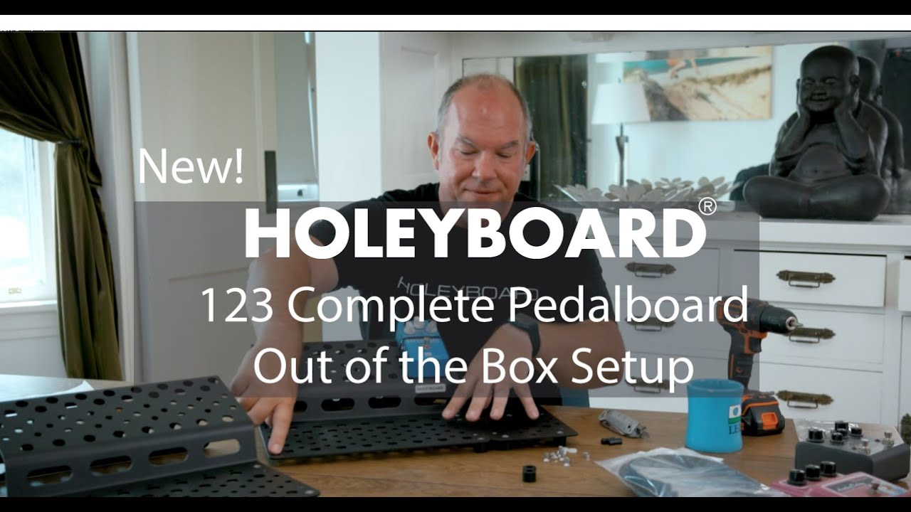 New Holeyboard Complete 123 Pedalboard Out-of-the-box Setup